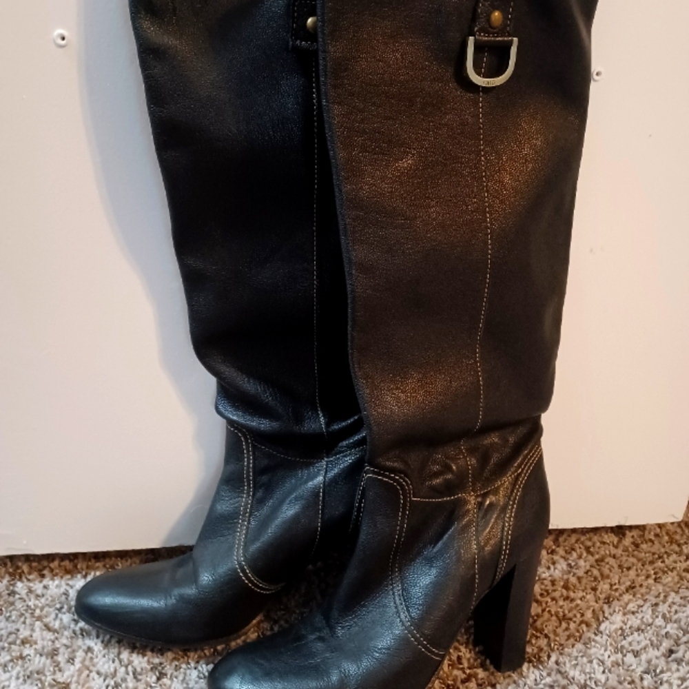 Rafe New York Geniune Pull-on Leather Boots